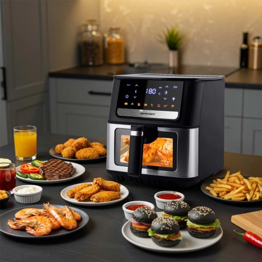 Grote inhoud 6,5 l en vermogen 1700 W