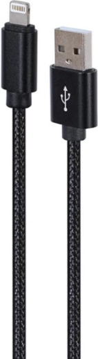 USB‑A naar Lightning kabel 1,8 m, gevlochten voor Apple iPhone