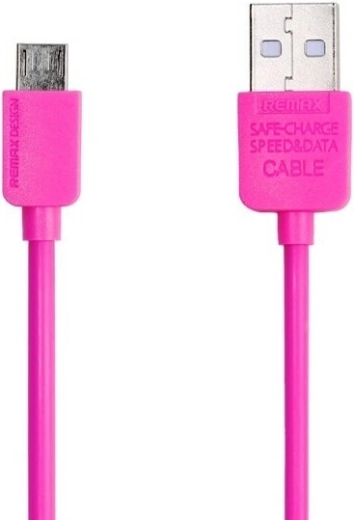 Roze micro-USB-kabel 1 m REMAX
