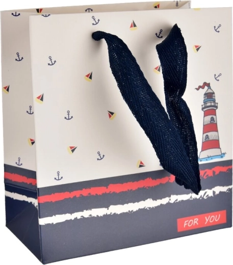Cadeaupapieren tas SEA 14 × 7 × 15 cm
