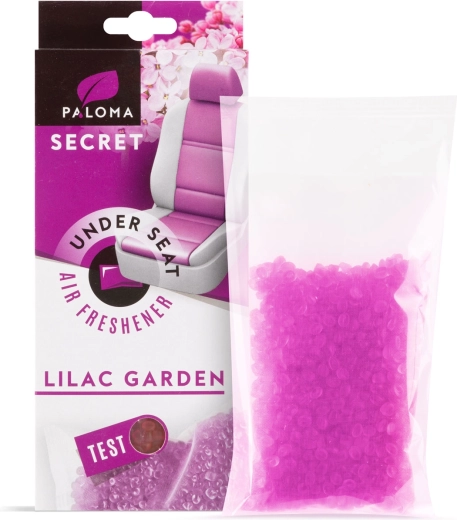 Auto luchtverfrisser Paloma Secret voor onder de stoel Liliac garden 40 g