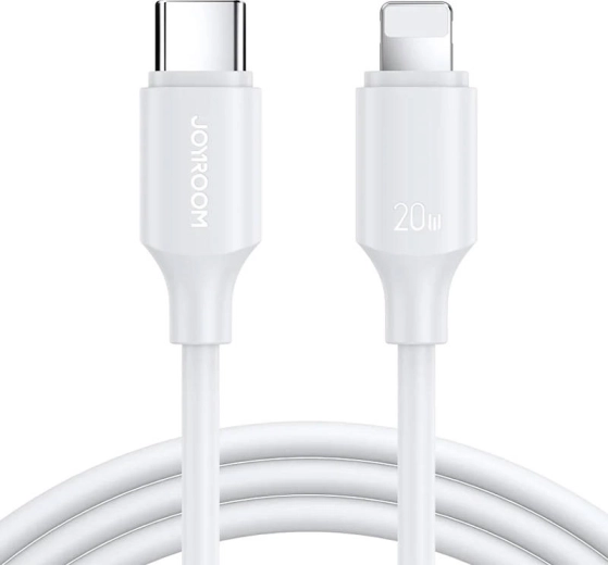Joyroom USB-C-naar-Lightning-kabel 20 W, 1 m (wit)