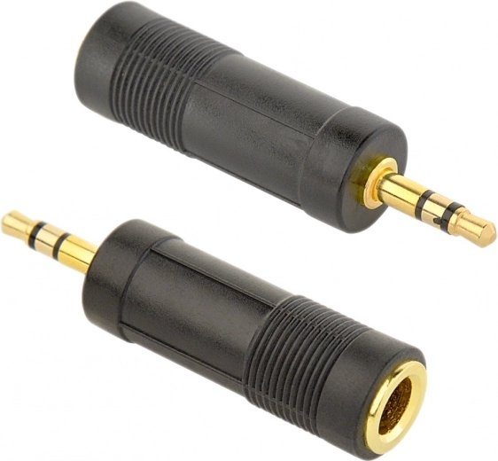 Audio-adapter 6,35 mm naar 3,5 mm (stereo)