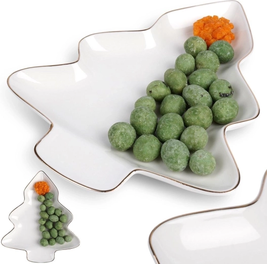 Elegant wit met gouden rand