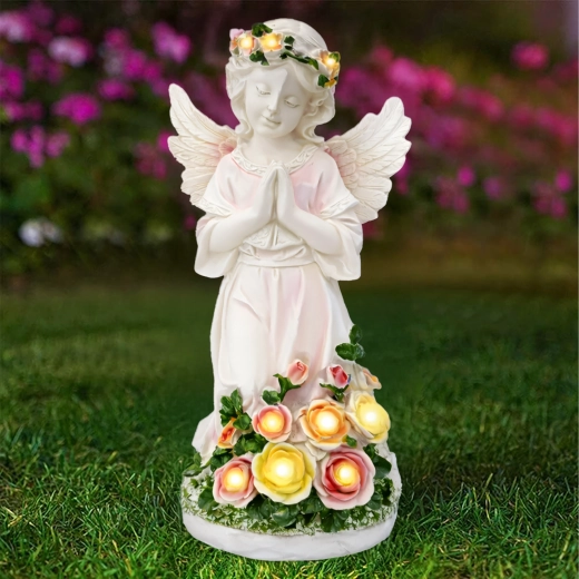 Zonnelamp met warm LED-licht