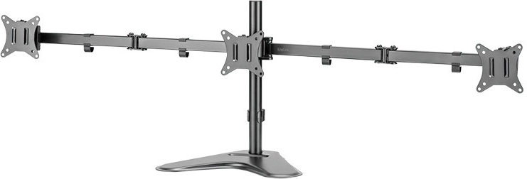 Meer ruimte op het bureau dankzij 3 monitoren