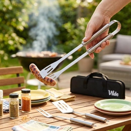 Lange handgrepen voor veilig barbecueën
