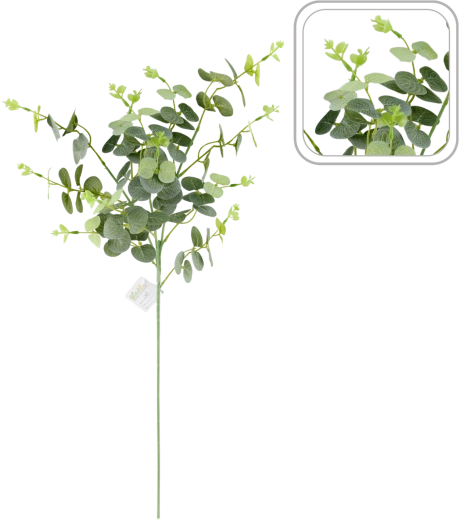 Kunstmatige eucalyptus tak 61 cm groen