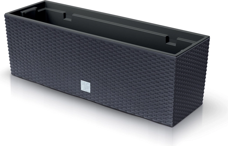 Bloembak Rato Case met inzet 58 cm – antraciet