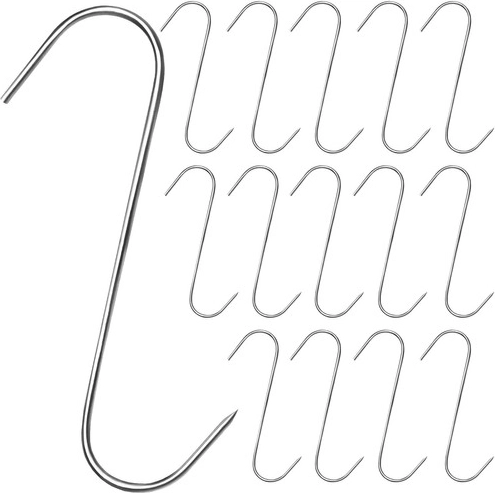 15 cm ophanghaakjes - set van 15 stuks