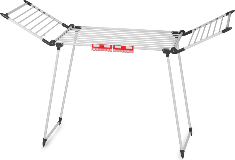 Uitklapbare vleugels en houders voor wasgoed