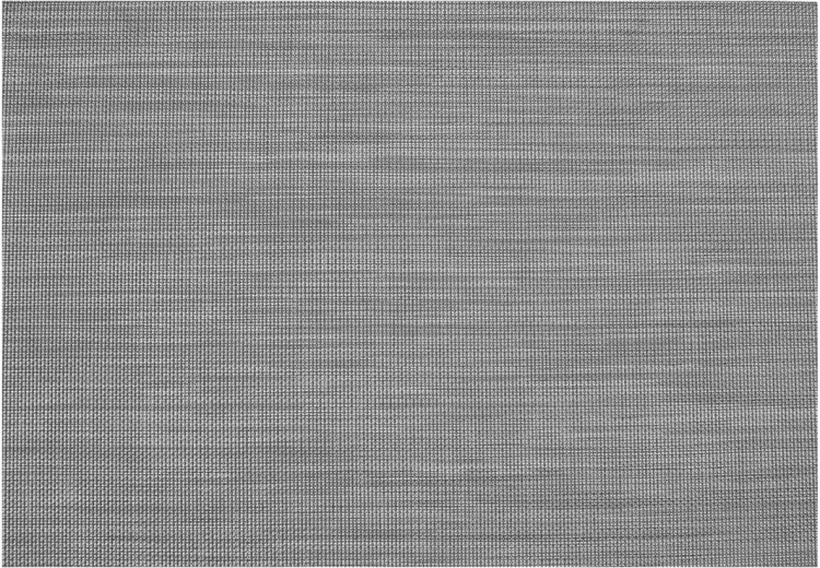 Placemat van PVC en polyester 45 × 30 cm grijs