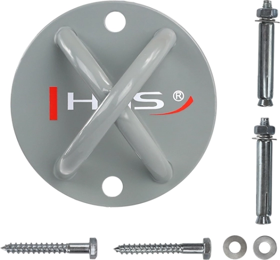 Eenvoudige montage aan plafond en muur