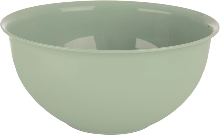 Plastic keukenkom Sandy groen 23,5 cm