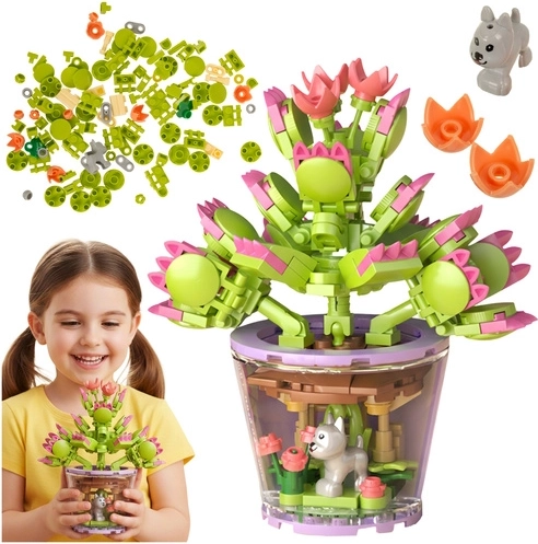 Maxy creatieve constructieset 3D-bloem 172 onderdelen