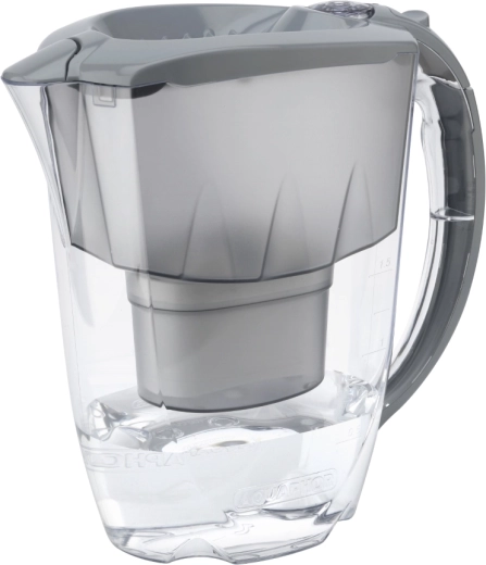 Maxfor Amethyst waterfilterkan 2,8 l met filterpatroon B100-25, grijs