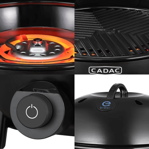 Krachtig 2,3 kW element en snelle start