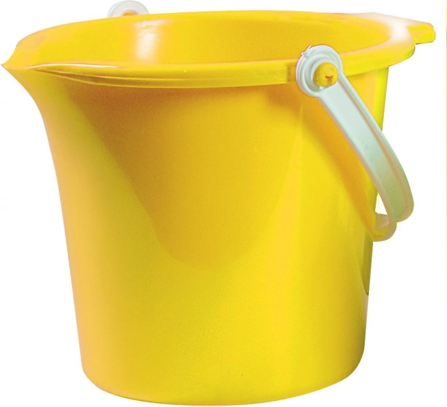 Androni emmer met schenktuit – diameter 18 cm – geel