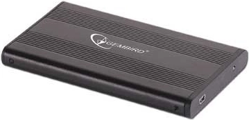 Behuizing voor 2,5'' SATA HDD aluminium zwart