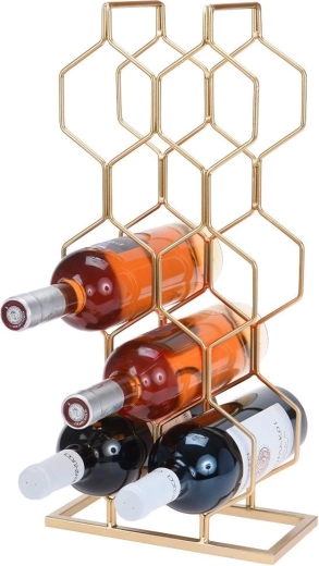 Veilige horizontale opslag voor maximaal 8 flessen