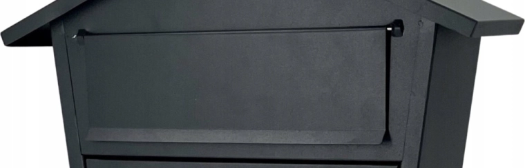 Scharnierende klep die de inwerpsleuf beschermt