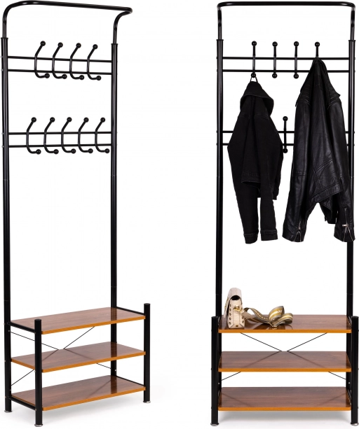 Staande kledinghanger met planken ModernHome