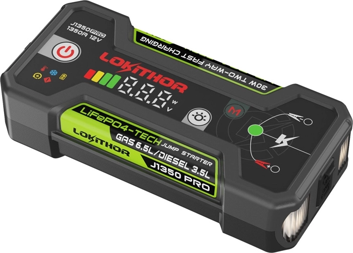 Krachtig startvermogen 1350 A
