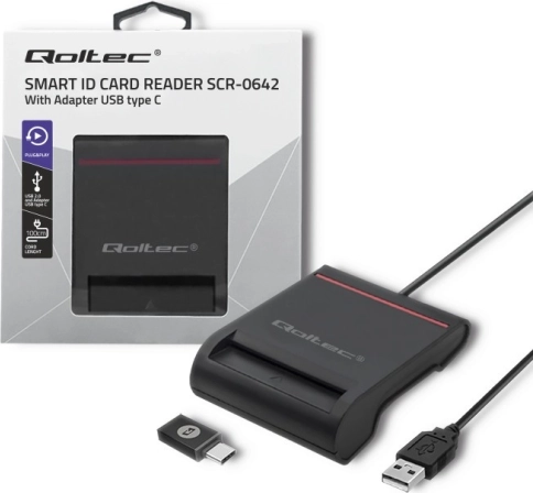 Chipkaartlezer Qoltec