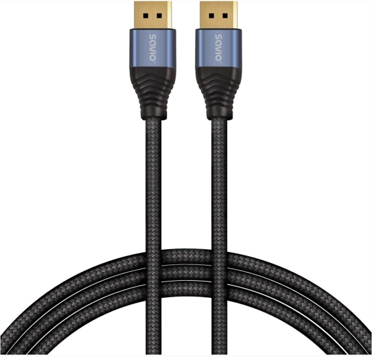 Savio DisplayPort 2.1-kabel 8K 1 m