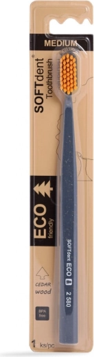 Softdent eco-vriendelijke tandenborstel medium