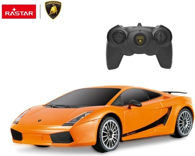 Op afstand bestuurbare Lamborghini Superleggera Rastar in schaal 1:24 – Oranje
