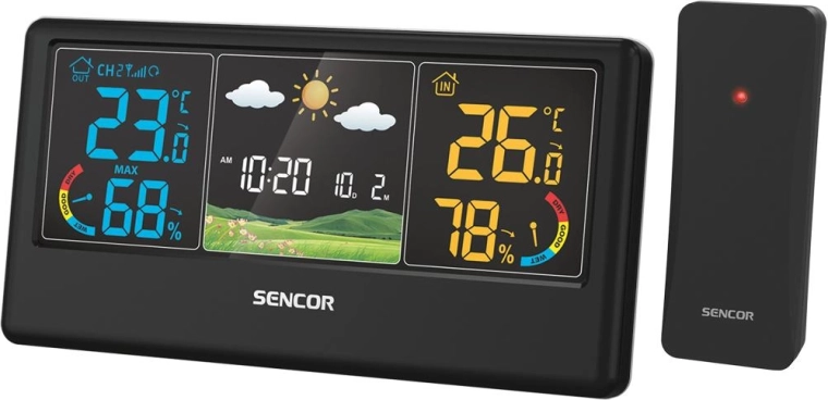 Sencor weerstation met draadloze sensor