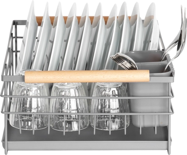 Stijlvolle combinatie van metaal en hout