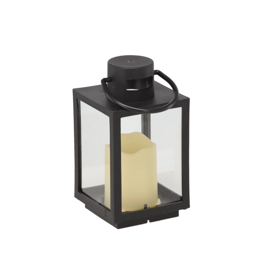 Elegante metalen afwerking en helder glas