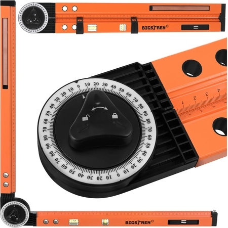 Liniaal 500 mm en passerfunctie in één