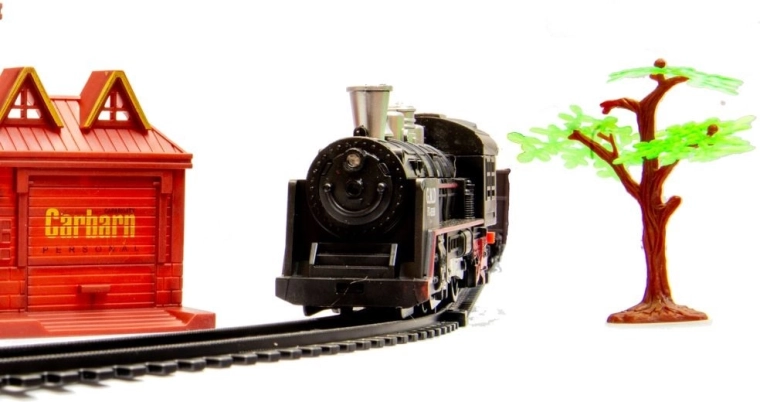 Locomotief met licht en geluid