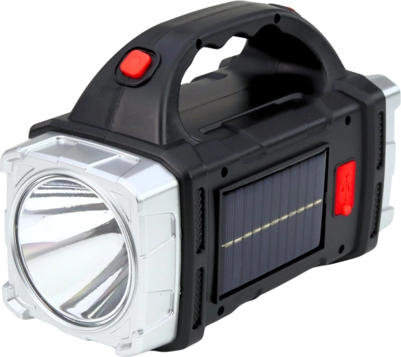 Dubbele oplaadbron: zonnepaneel + Micro USB