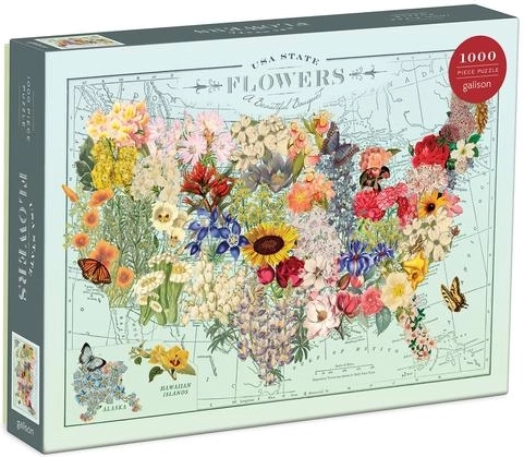 Puzzel bloemen USA 1000 stukjes