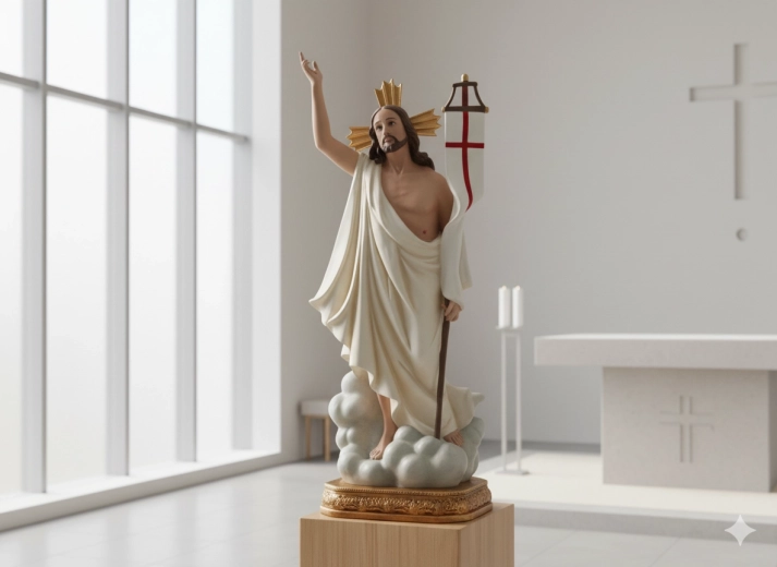 Beeld van de verrezen Jezus 60 cm