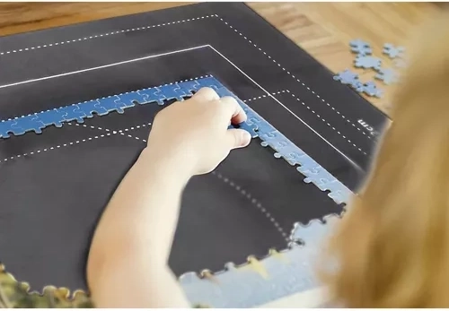 Onderlegger met geprinte indeling voor 6 puzzelformaten