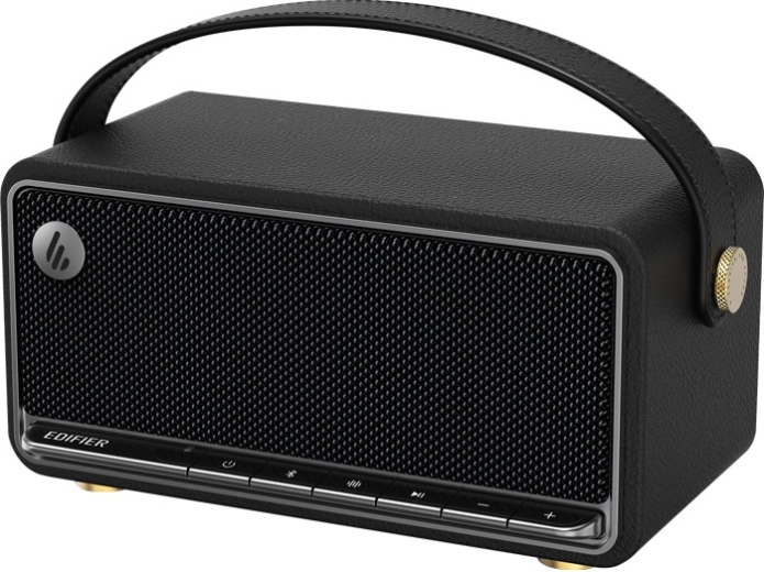 Draagbaar retrodesign en lange accuduur