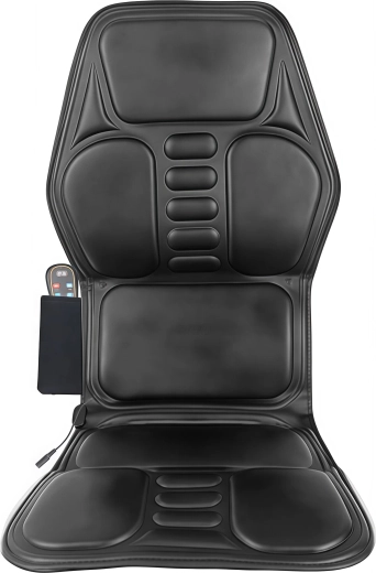 SeatVibe Lux massage- en vibratiekussen voor op de stoel met verwarming