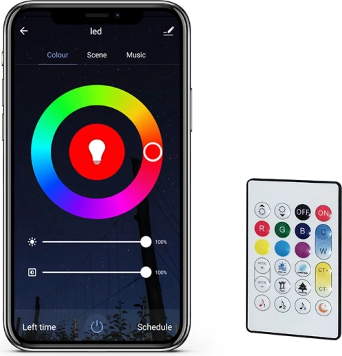 RGB-kleuren en instelbaar wit licht