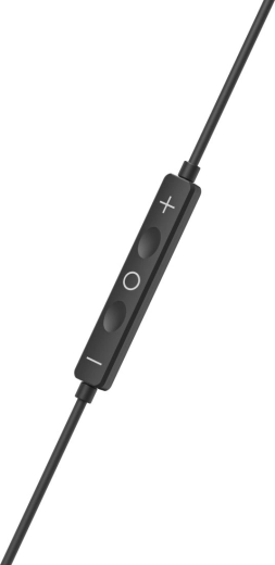 Bediening op de kabel voor muziek en gesprekken