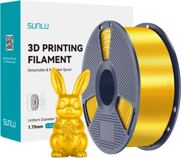 Sunlu PLA+ silk filament goud