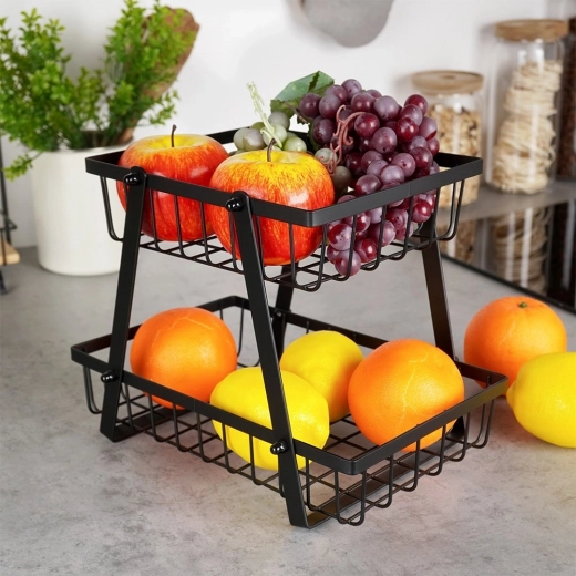 Twee lagen opslag die ruimte bespaart