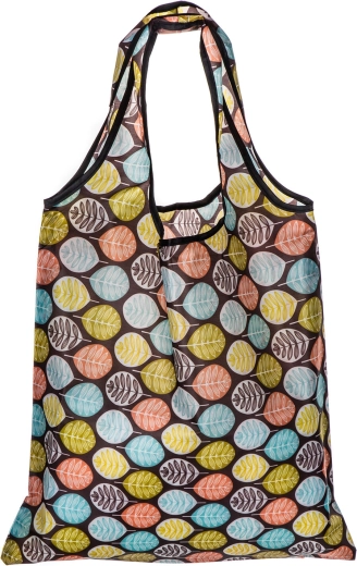 Opvouwbare boodschappentas Pretty Up met bladmotive 59 × 37 cm
