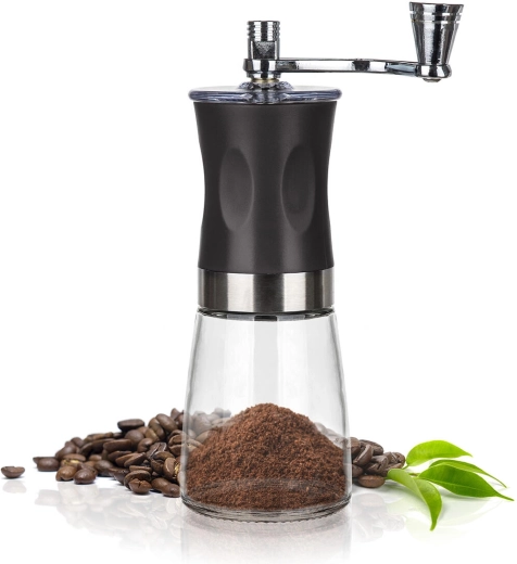 Glazen opvangbak en ergonomische slinger