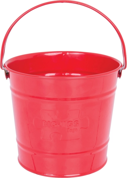 Kinder metalen emmertje Bigjigs Toys – rood