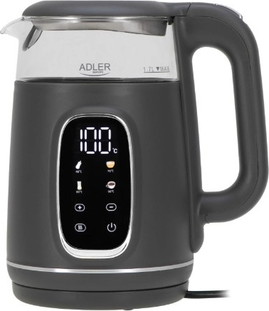 Adler waterkoker met temperatuurregeling 1,7 l
